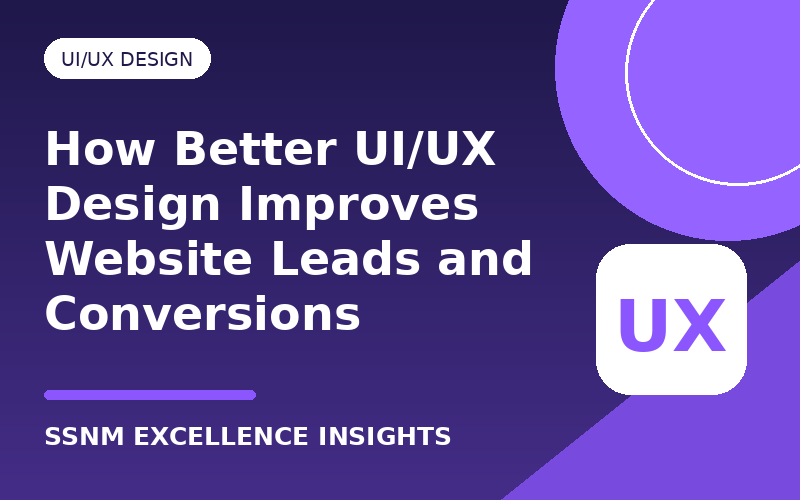 How Better UI/UX Design Improves Website Leads and Conversions