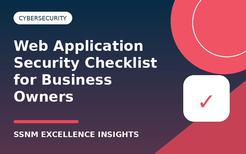 Web Application Security Checklist for Business Owners